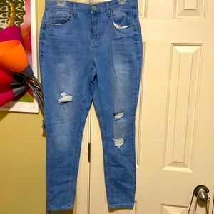 Light-washed Denim Jeans